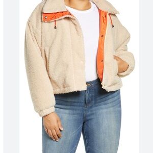 BP Sherpa Jacket with orange trim